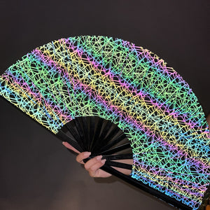 NEW0111 XXL Waaier met Reflecterende Grafische Print