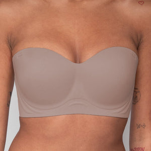 NEW0307 De Perfecte Strapless BH in Soft Bruin