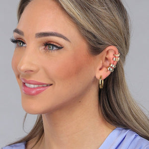 NEW050325 Goudkleurige 4-Delige Ear Cuff Set