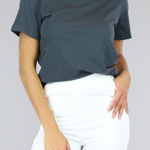 NEW0504 Grijs Basic T Shirt