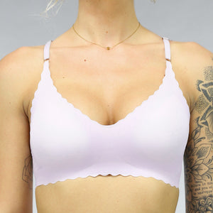 NEW0506 Lila Geschulpte Naadloze BH