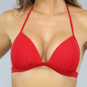 NEW0506 Rode Push-Up Triangel Bikini Top