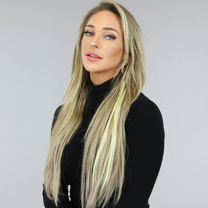 NEW0603 Clip in Haarextension Blond