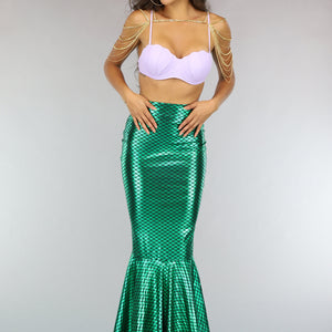KOSTUUM Groene Ariel Zeemeermin Rok