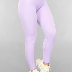 NEW0612 Lila Ribstof Trainingslegging