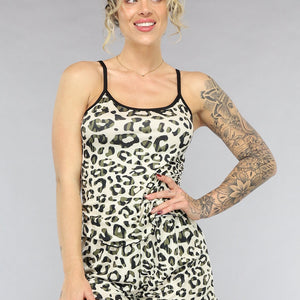NEW0805 2-Delige Pyjama Set met Panterprint