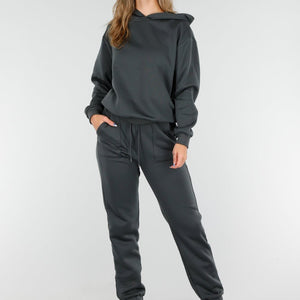 NEW081025 Donkergrijs Joggingpak