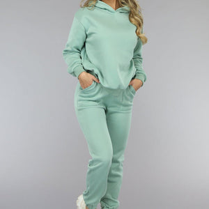 NEW1312 Fleece Joggingpak in Mint