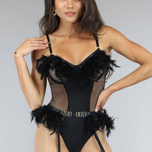 NEW1406 Fishnet Lingerie Set