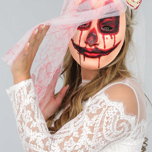 NEW1610 Bebloed Bridal Masker met Purge Look
