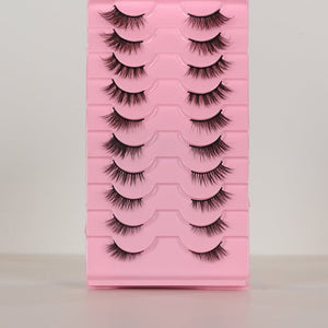 NEW1704 10-Delige Cat Eye Wimper Set met Diverse Lengtes