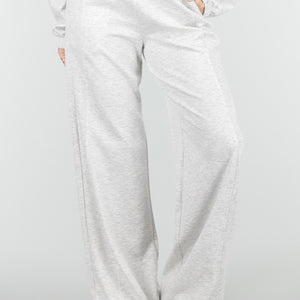 NEW180326 Grijze Wide Leg Joggingbroek