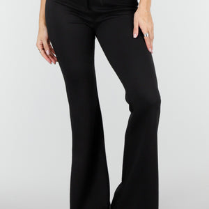 NEW180326 Zwarte Jogging Flared Broek