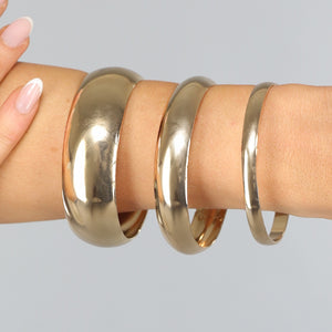 NEW1812 Driedelige Goudkleurige Bangle Armbanden