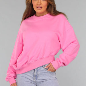 NEW2011 Roze Asymmetrische Sweater