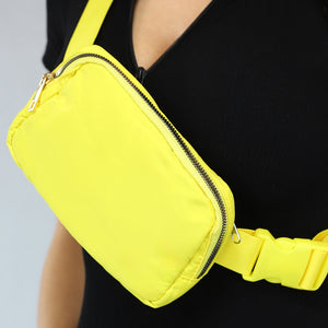 NEW2102 Gele Fanny Pack met Gesp