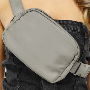 NEW2102 Grijze Verstelbare Fanny Pack