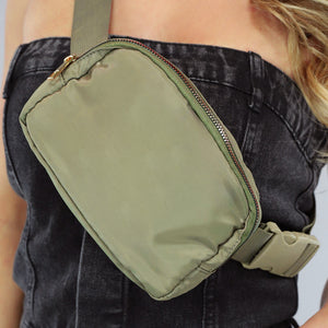 NEW2102 Legergroene Verstelbare Festival Tas