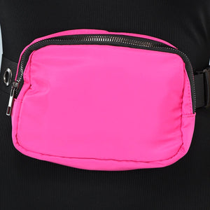 NEW2404 Hardroze Heuptas met Zwarte Band