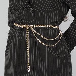 NEW2412 Gouden Verstelbare Chain Riem