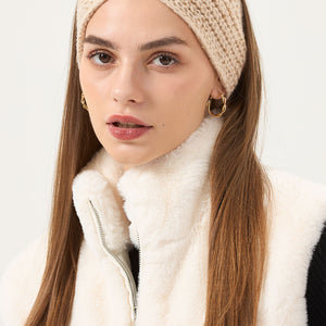 NEW3010 Gebreide Haarband met Pailletten