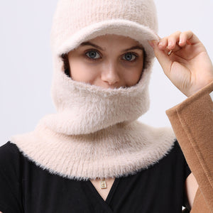 NEW3010 Gezichts Bedekkende Muts met Klep