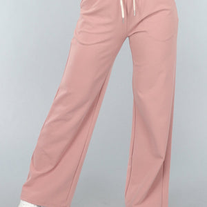NEW3010 Oudroze Wide Leg Lounge Broek