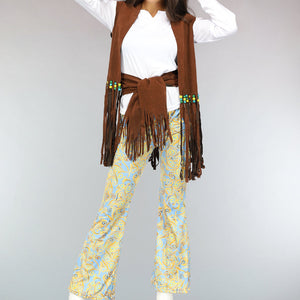 CARNA50 Flower Power Hippie Kostuum