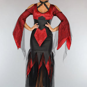 CARNA50 Rood Drakentemmer Kostuum
