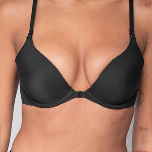 OP=OP! Zwarte Beugel BH met Afneembare Bandjes