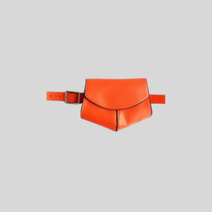 ORANJE-F Oranje Heup/Riemtasje met Drukknoopje