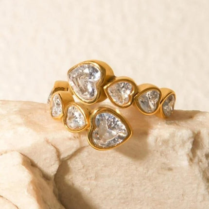 gouden-stainless-strass-hartjes-ring