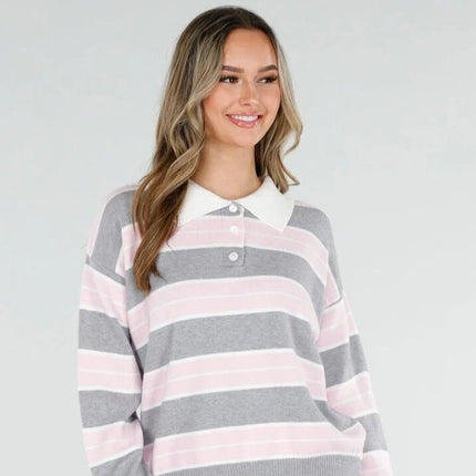 grijs-roze-gestreepte-trui-met-kraag