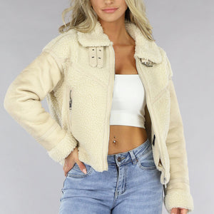 Beige Lammy Coat