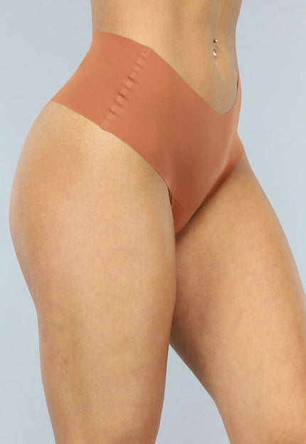 Bruine Naadloze Boxerstring