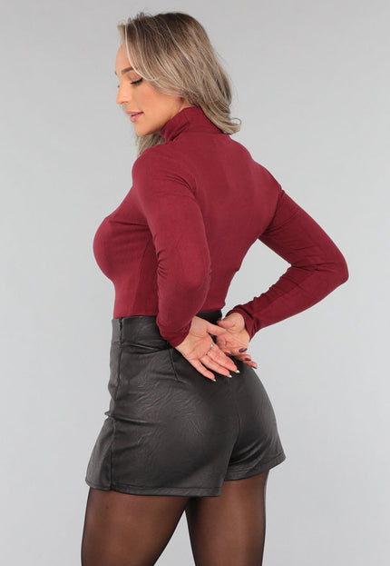 Burgundy Truitje met High Neck
