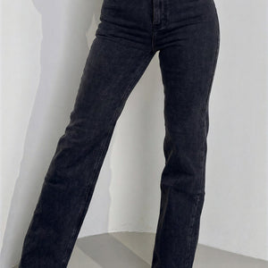 CAMPAGNEJEANS Tall Antraciet Stretch Straight Leg Jeans
