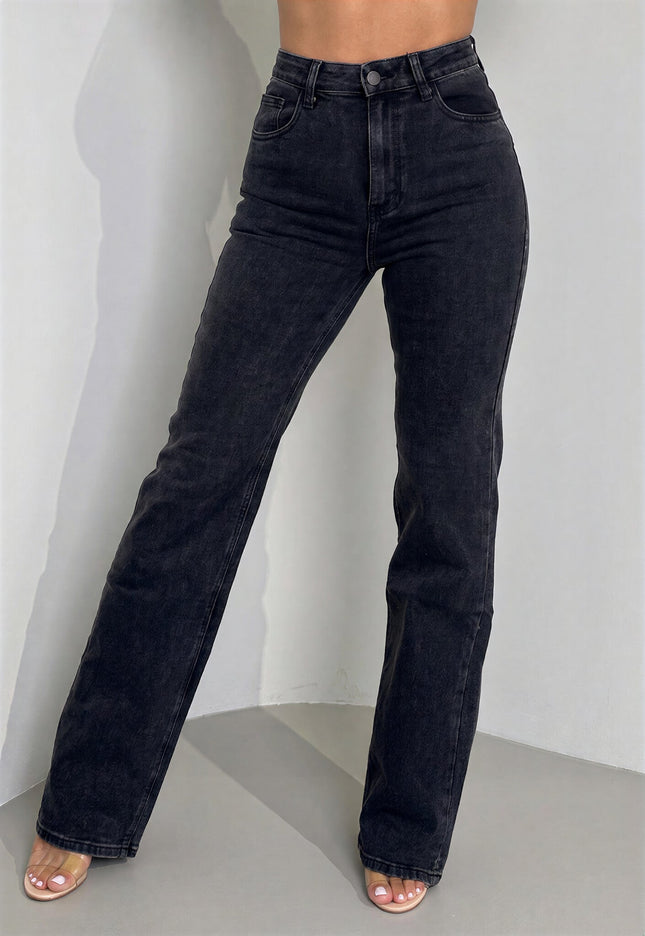 CAMPAGNEJEANS Tall Antraciet Stretch Straight Leg Jeans