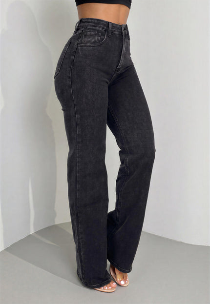 CAMPAGNEJEANS Tall Antraciet Stretch Straight Leg Jeans