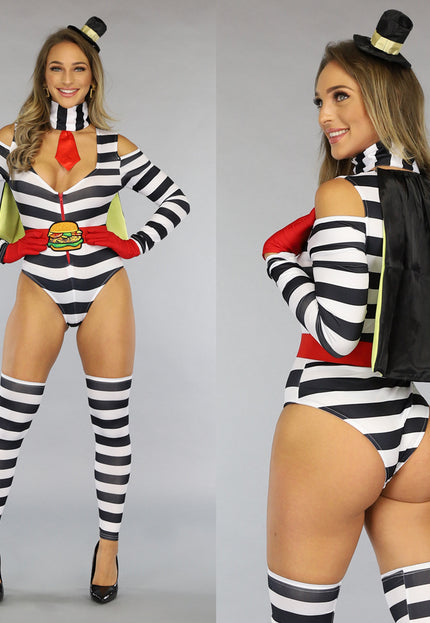 CARNA50 Hamburger Girl Kostuum
