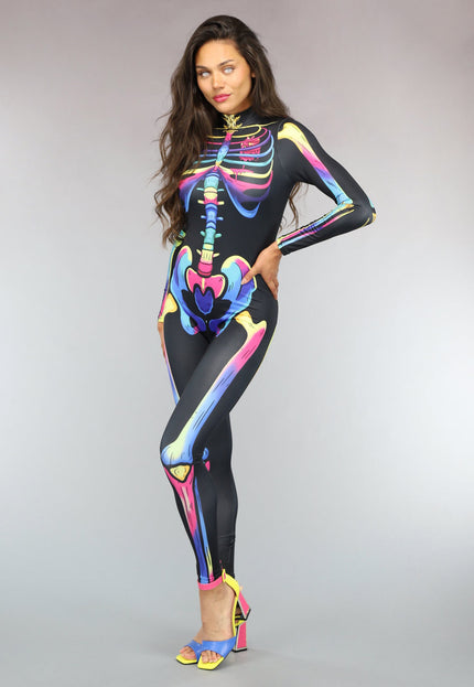 CARNA50 Multicolor Skeletten Print Pak