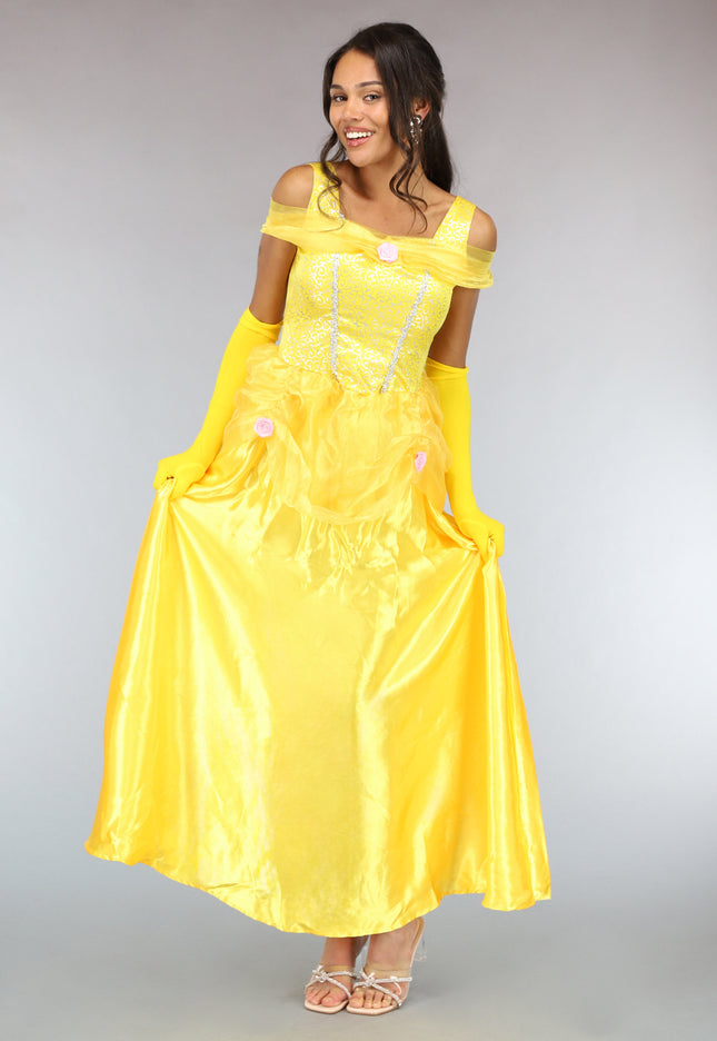 CARNA50 Prinses Belle Kostuum
