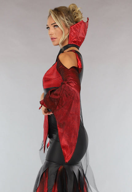 CARNA50 Rood Drakentemmer Kostuum