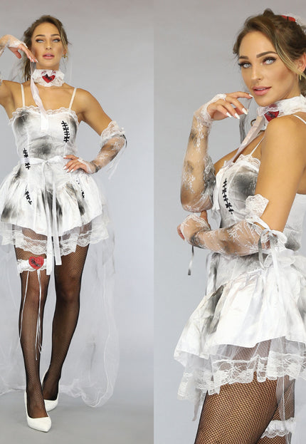 CARNA50 Scary Bridezilla Kostuum