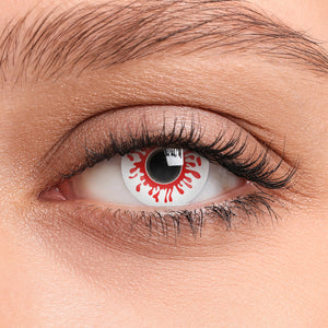 Crazy-Lenzen: Halloween Bloed Spetter Lenzen