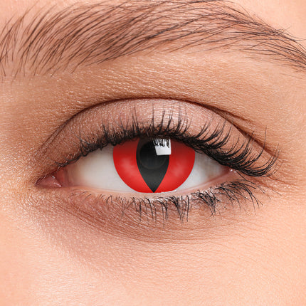 Crazy-Lenzen: Red Cat Eye Lenzen