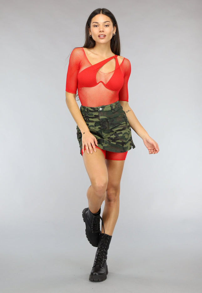 Feinster Festival-Fischnetz-Look