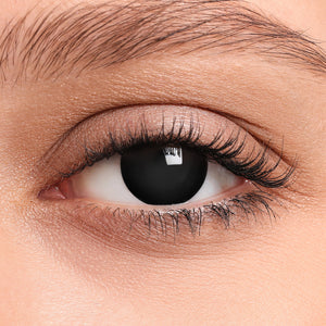 Full Cover Zwarte Halloween Crazy Lenzen