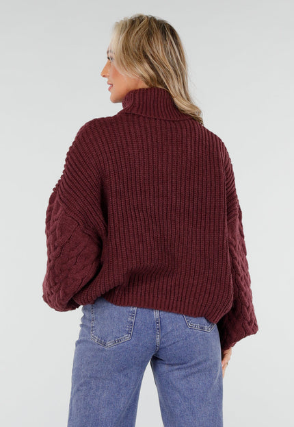 Gebreide Bordeaux Coltrui