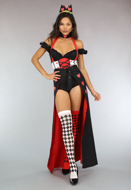 CARNA50 Harten Koningin Kostuum